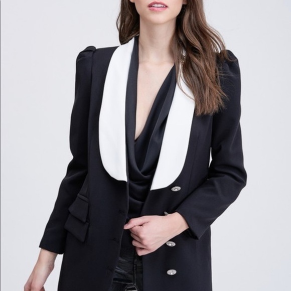Classic Two-Tone Blazer - Picture 3 of 9